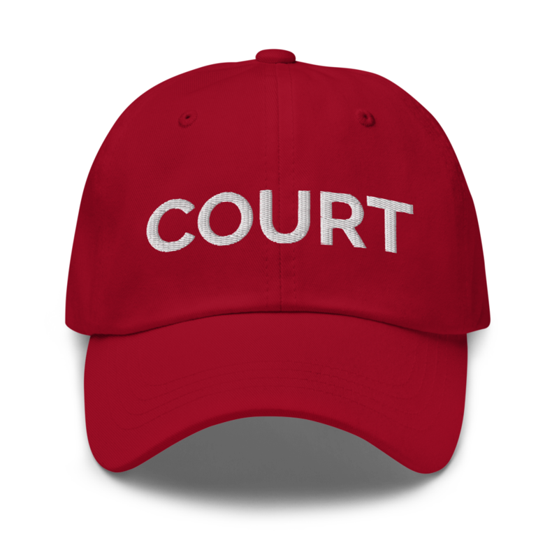 Court Hat - Cranberry