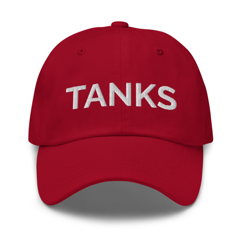 Tanks Hat - Cranberry