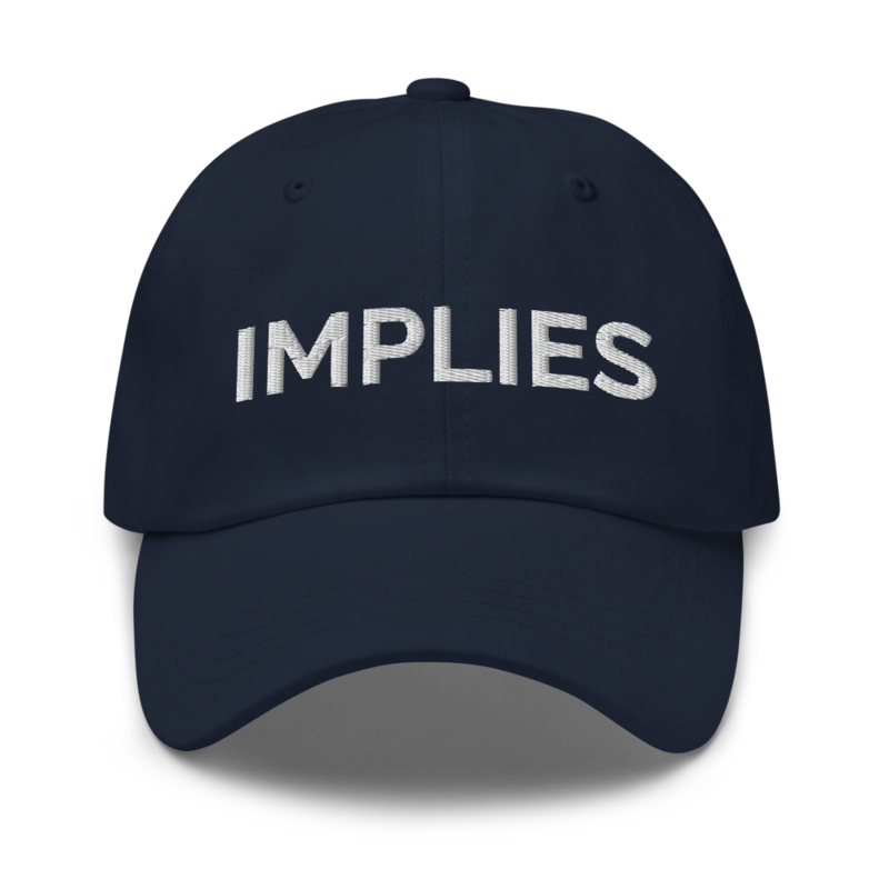 Implies Hat - Navy