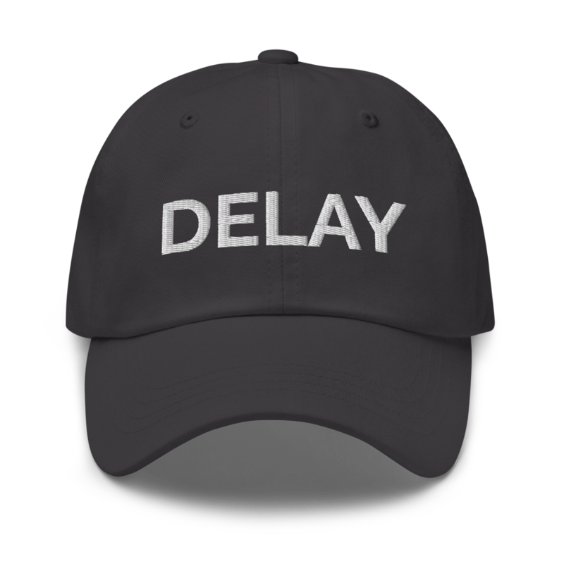Delay Hat - Dark Grey