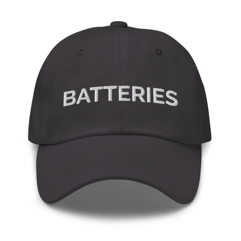 Batteries Hat - Dark Grey