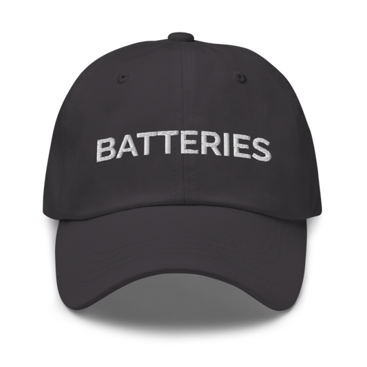 Batteries Hat - Dark Grey