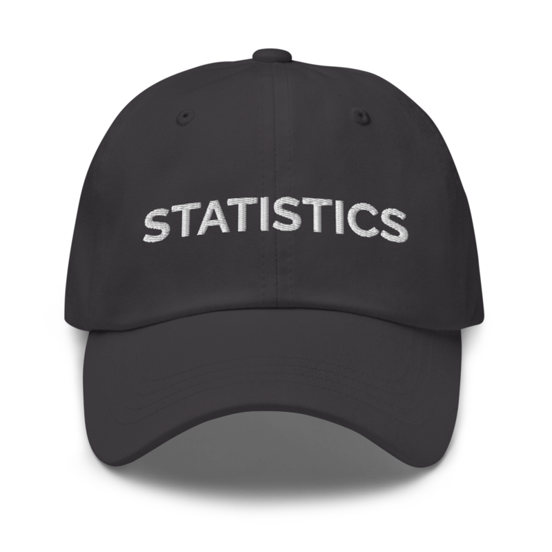 Statistics Hat - Dark Grey