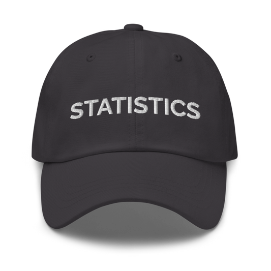 Statistics Hat - Dark Grey