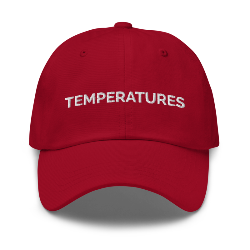 Temperatures Hat - Cranberry