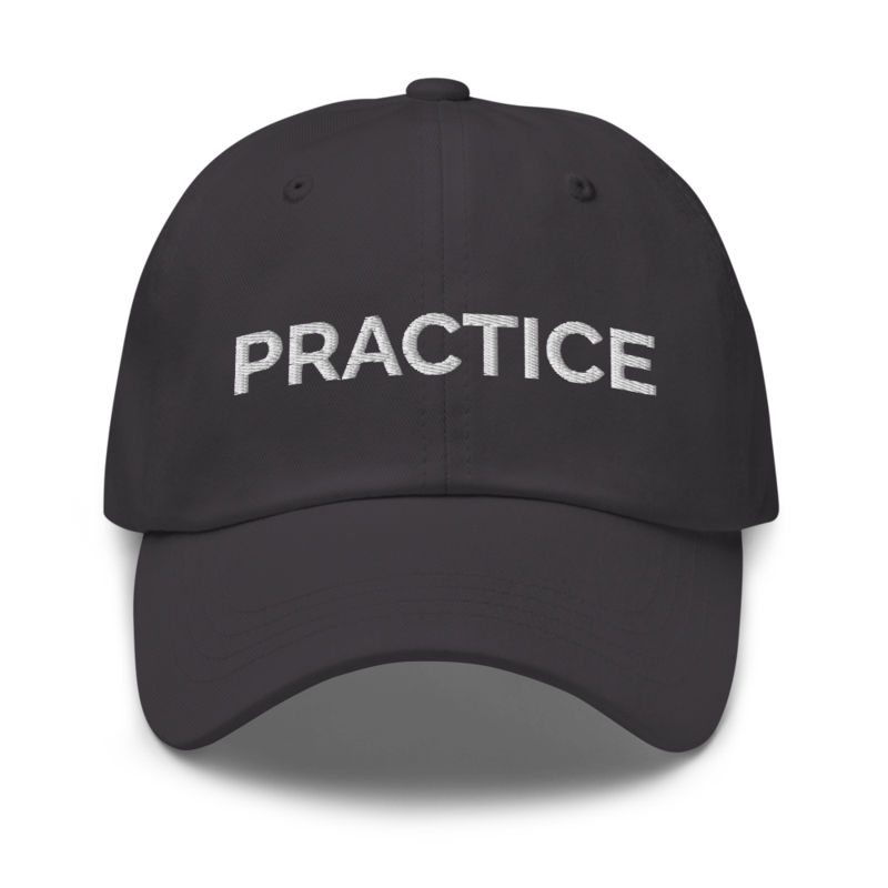 Practice Hat - Dark Grey