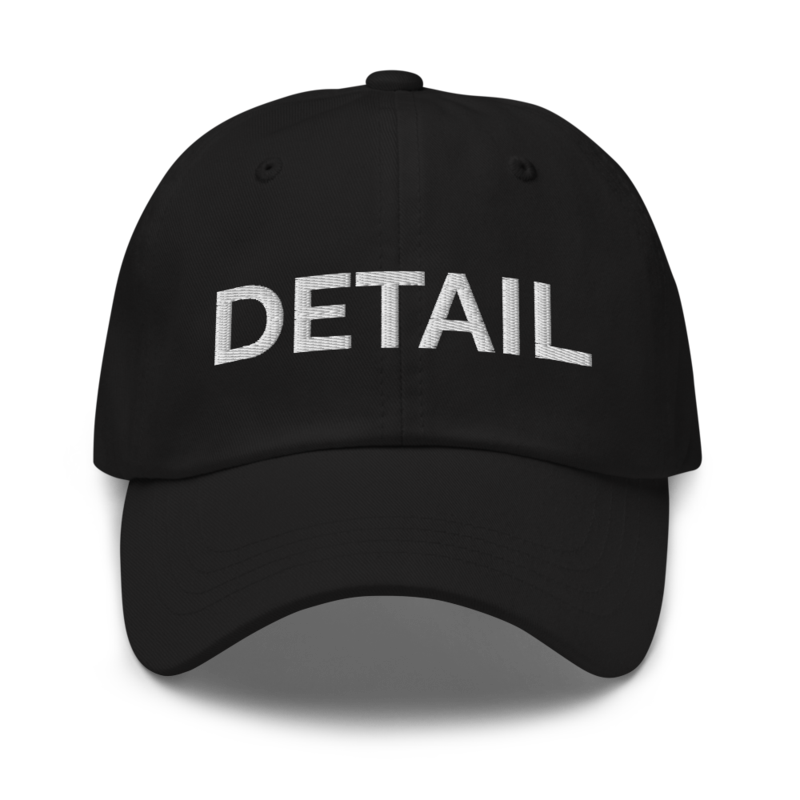 Detail Hat - Black