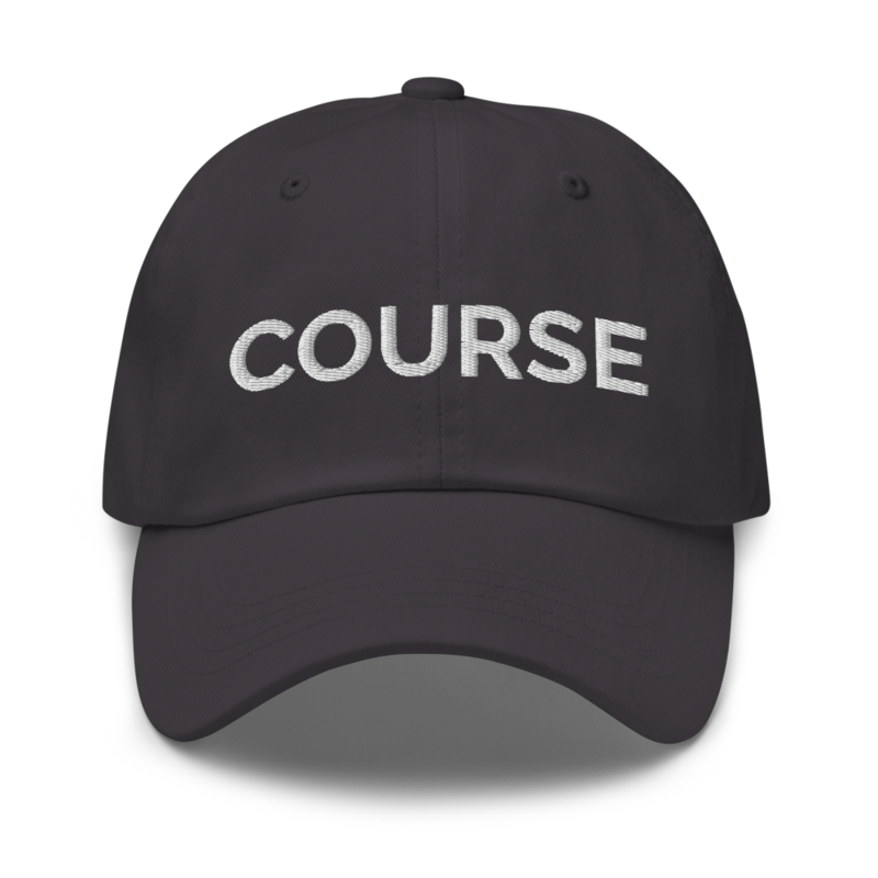 Course Hat - Dark Grey