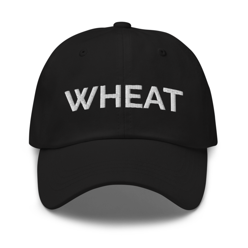 Wheat Hat - Black