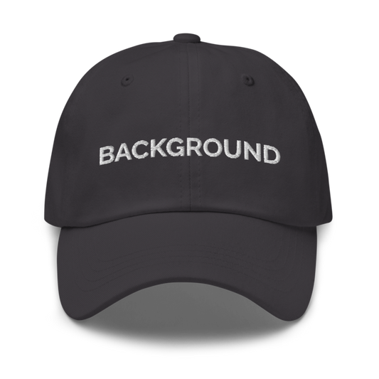 Background Hat - Dark Grey