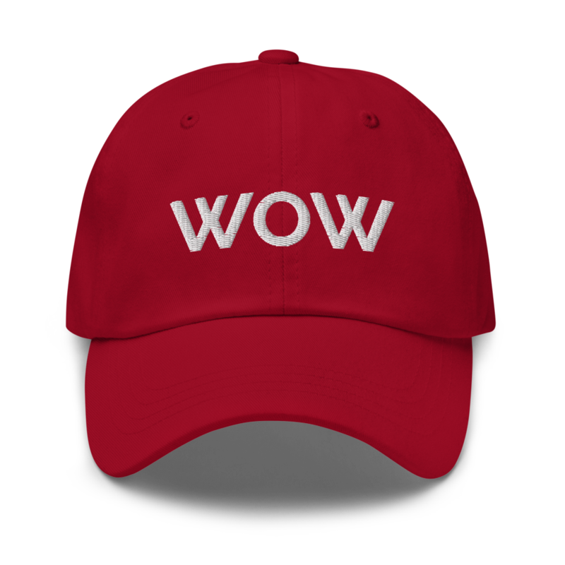 Wow Hat - Cranberry
