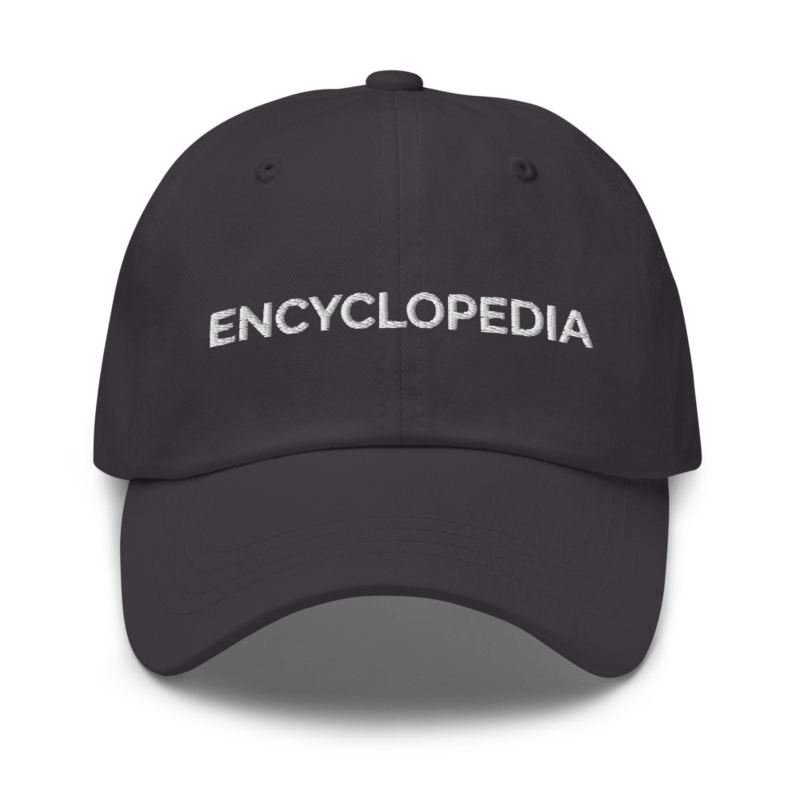 Encyclopedia Hat - Dark Grey