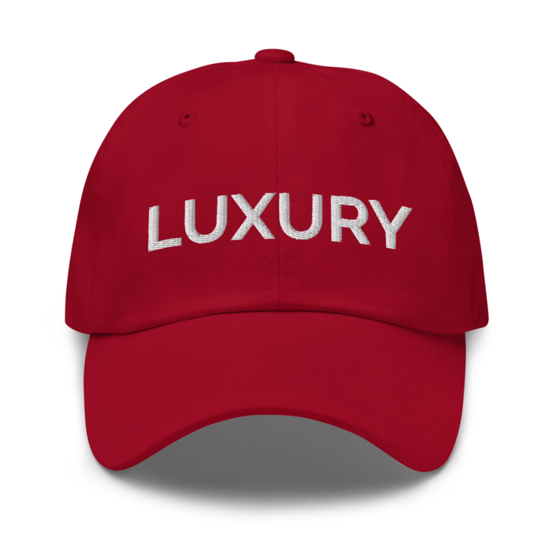 Luxury Hat - Cranberry