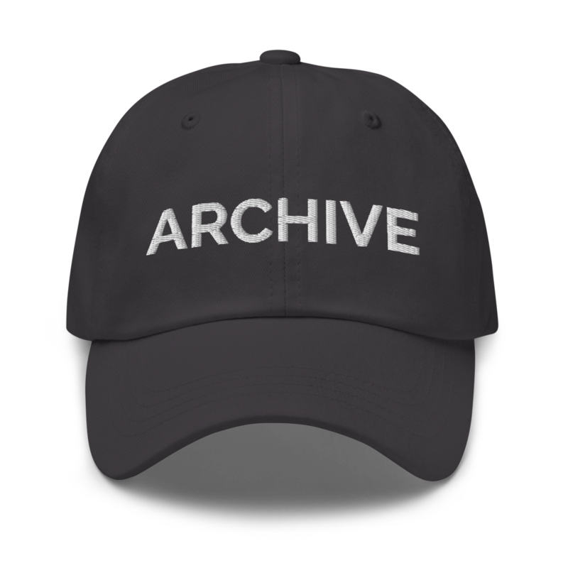 Archive Hat - Dark Grey