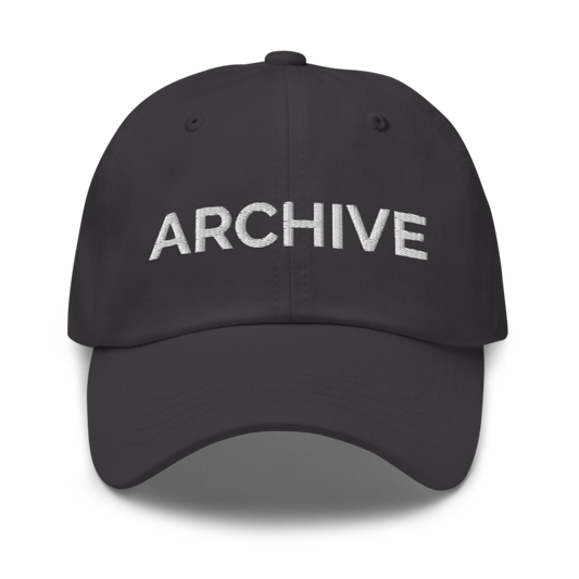 Archive Hat - Dark Grey