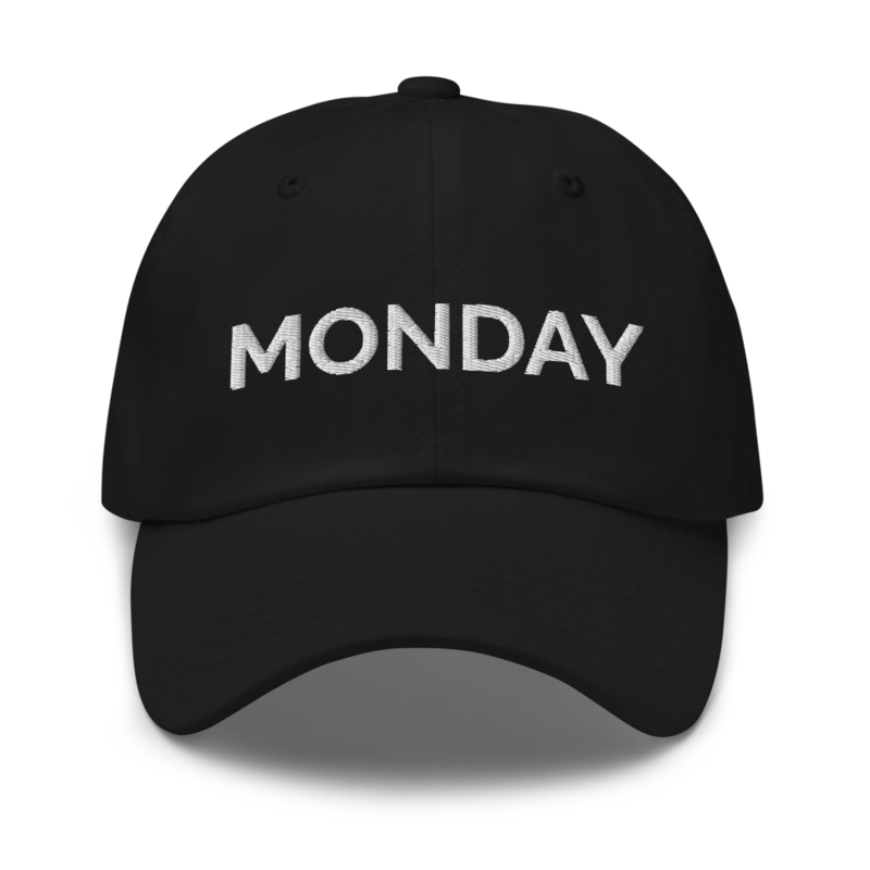 Monday Hat - Black