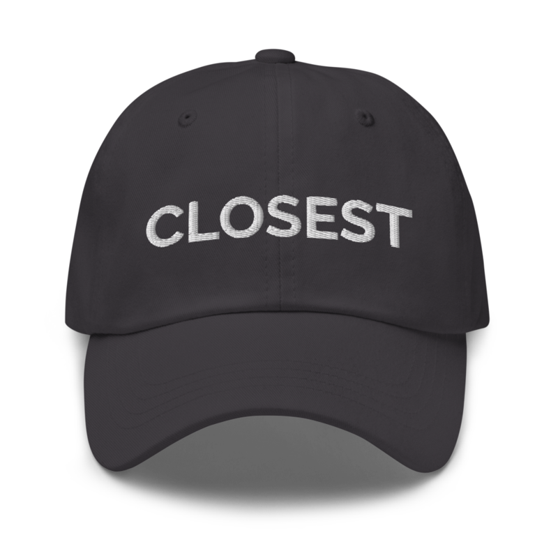 Closest Hat - Dark Grey