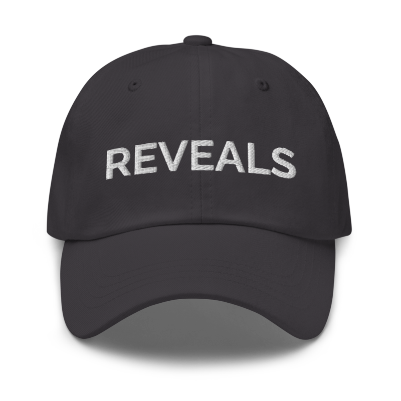 Reveals Hat - Dark Grey