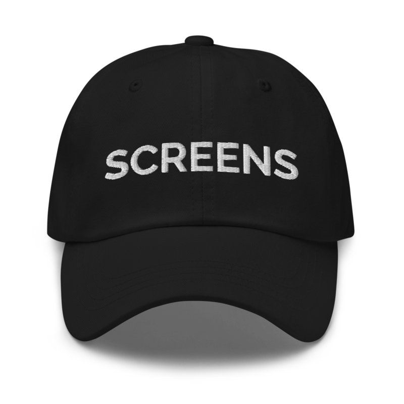 Screens Hat - Black