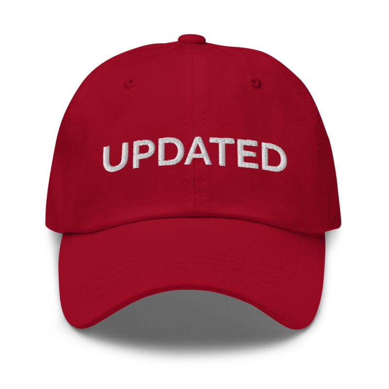 Updated Hat - Cranberry