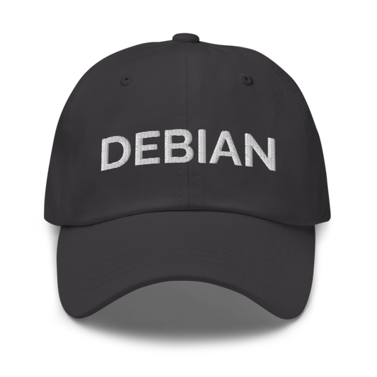 Debian Hat - Dark Grey