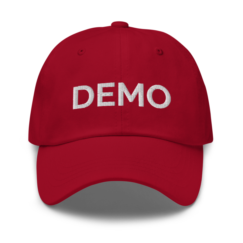 Demo Hat - Cranberry