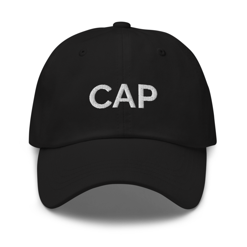 Cap Hat - Black