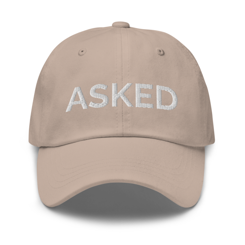 Asked Hat - Stone