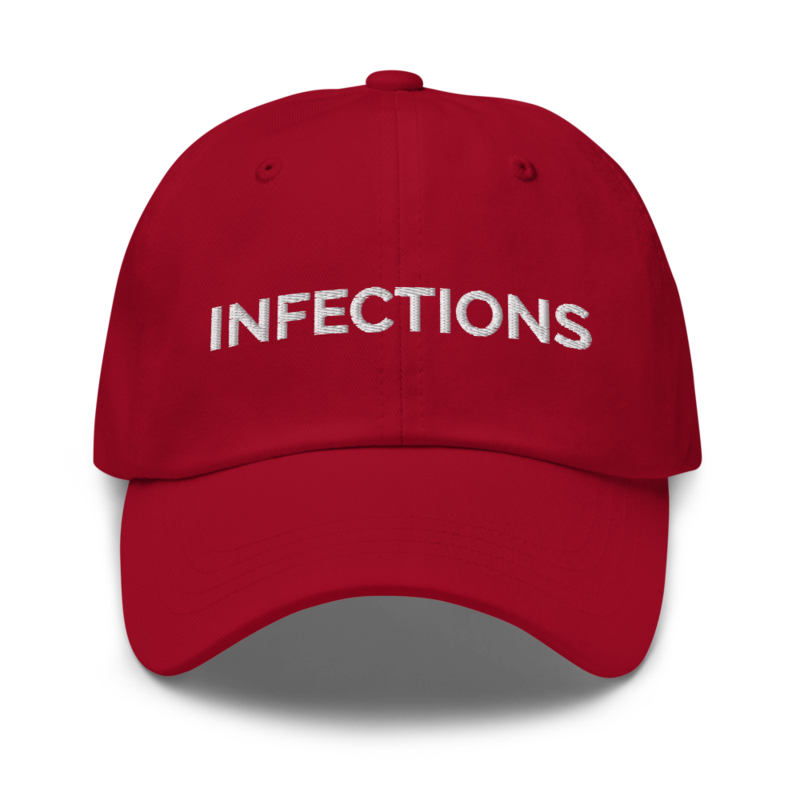 Infections Hat - Cranberry