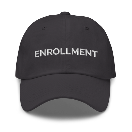 Enrollment Hat - Dark Grey