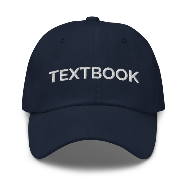 Textbook Hat - Navy