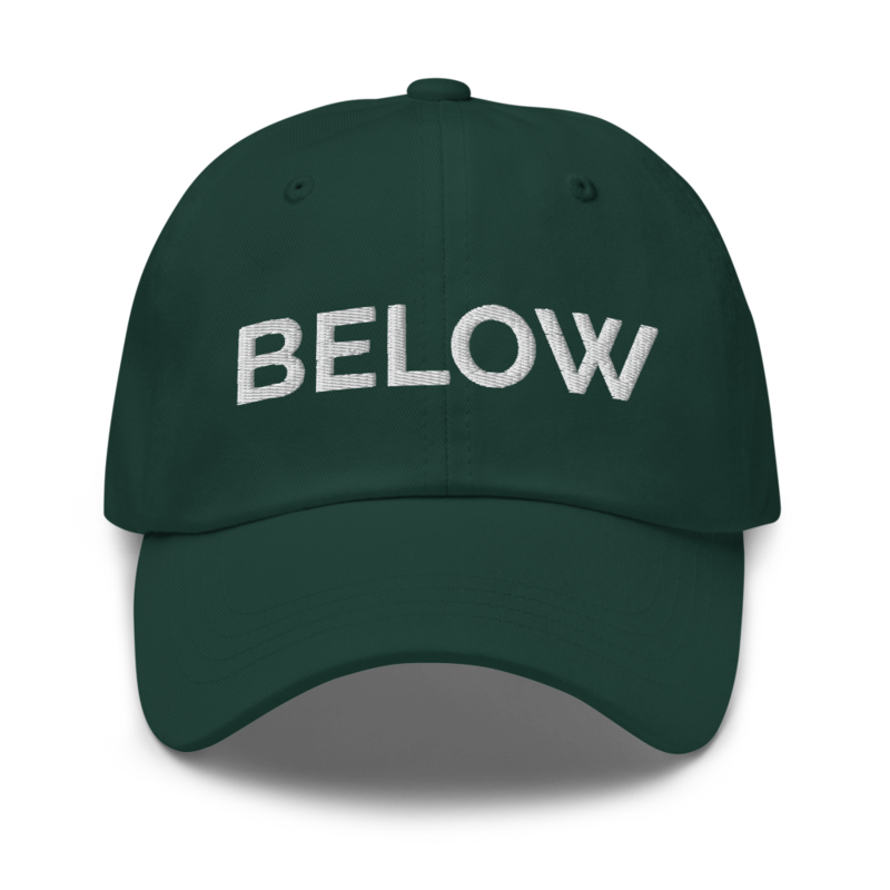 Below Hat - Spruce