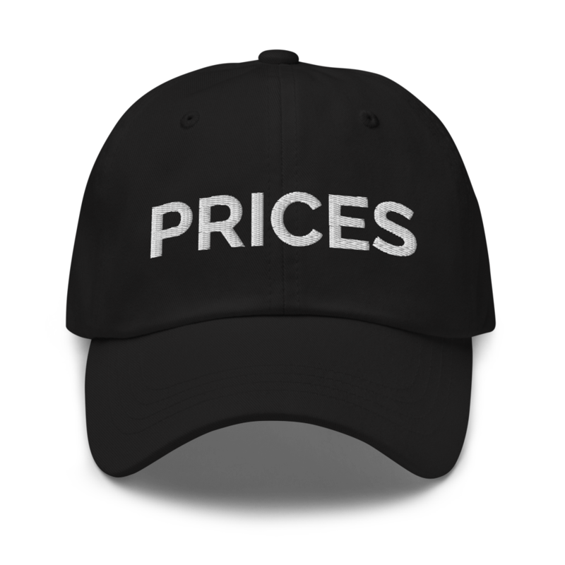 Prices Hat - Black