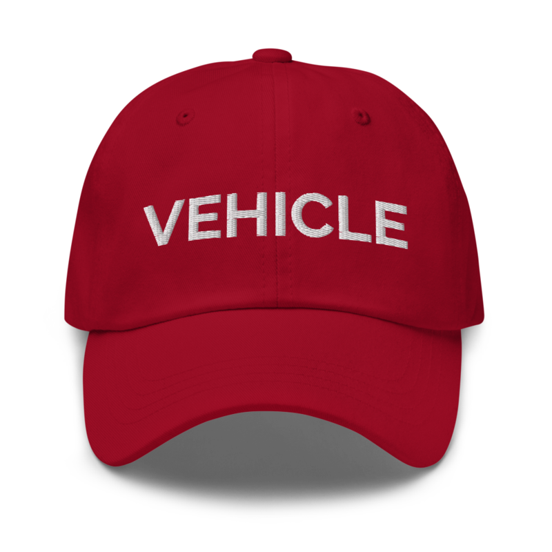 Vehicle Hat - Cranberry