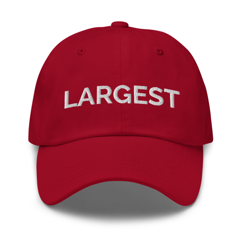 Largest Hat - Cranberry