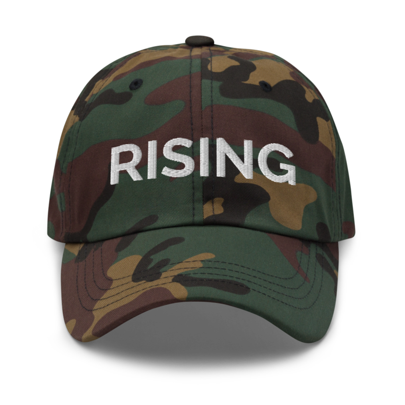 Rising Hat - Green Camo
