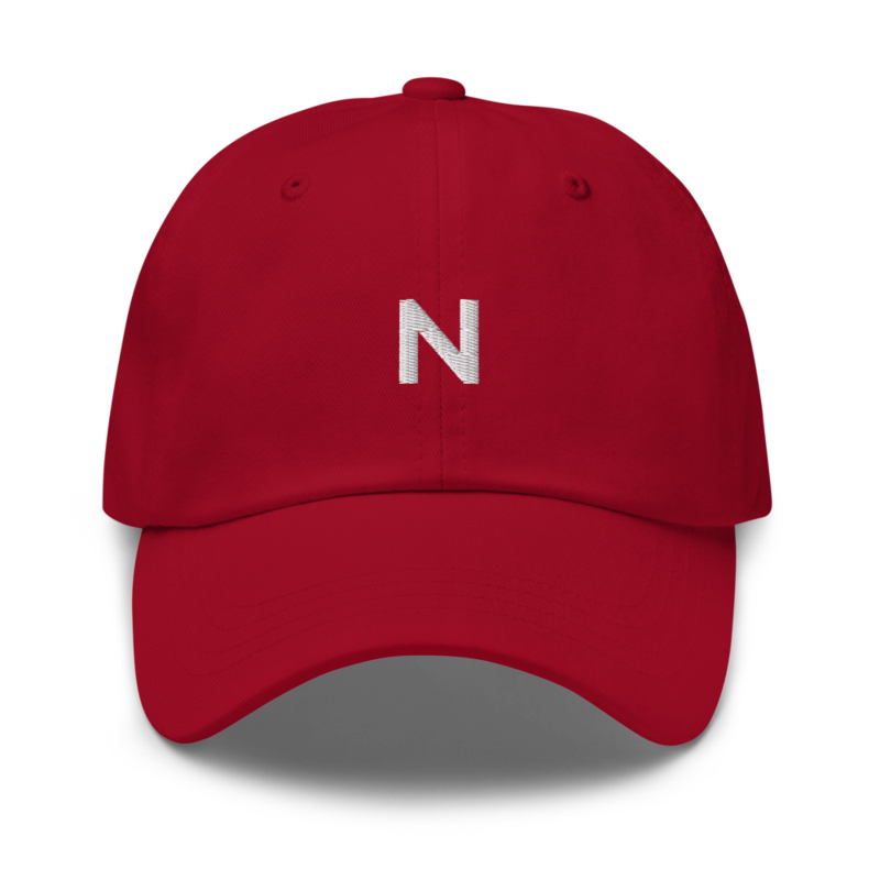 N Hat - Cranberry