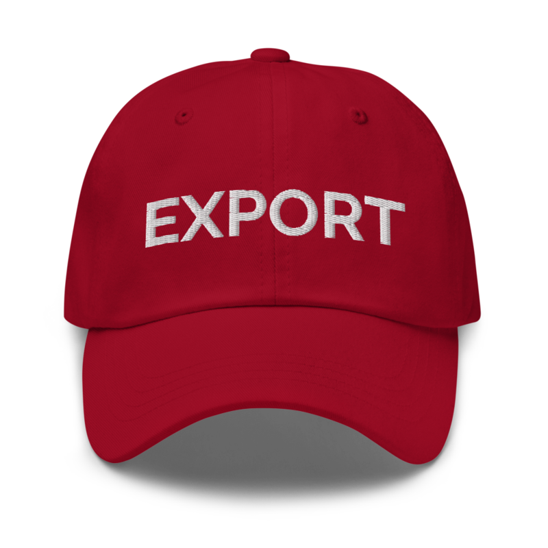 Export Hat - Cranberry