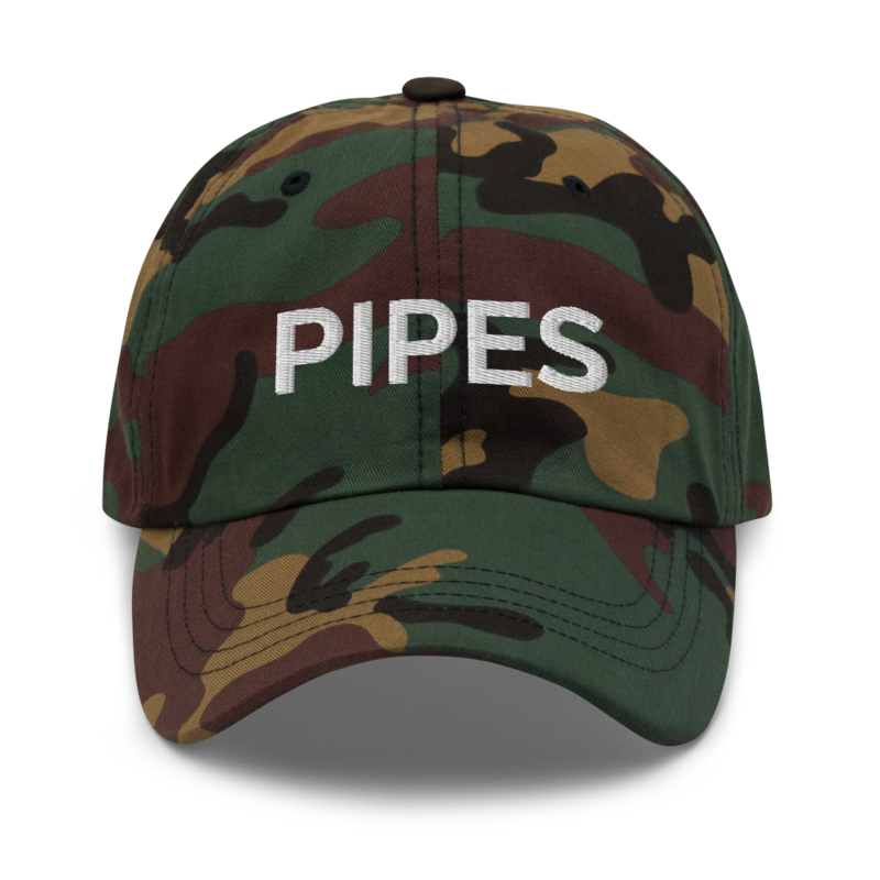 Pipes Hat - Green Camo
