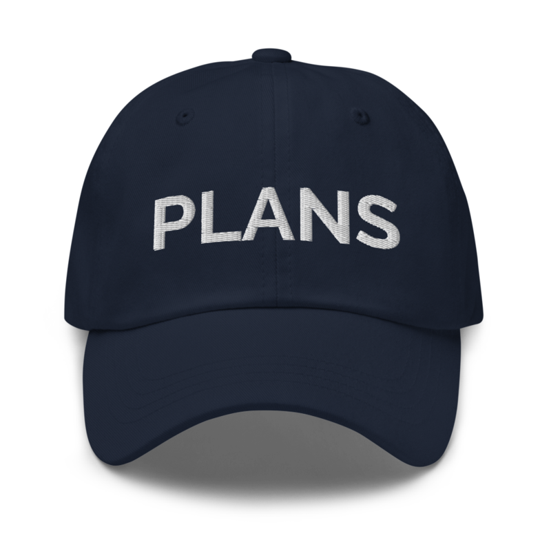 Plans Hat - Navy