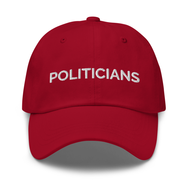 Politicians Hat - Cranberry