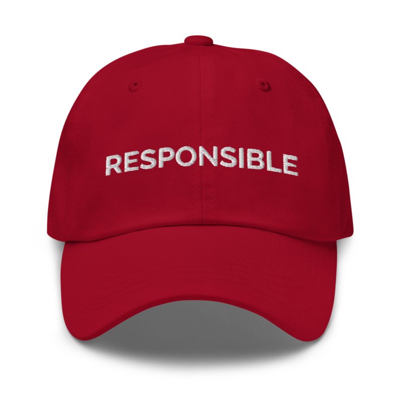 Responsible Hat - Cranberry