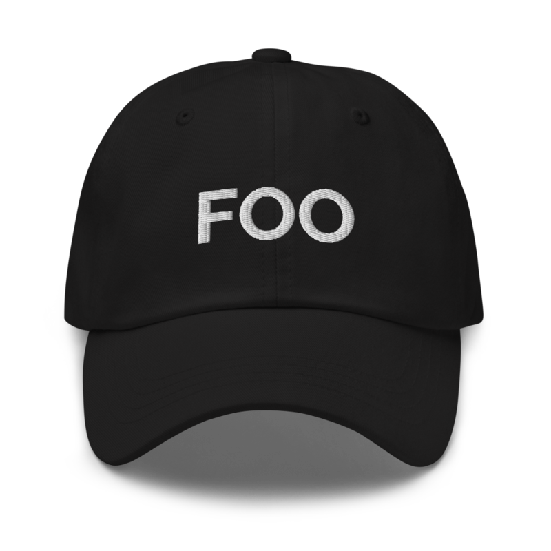 Foo Hat - Black
