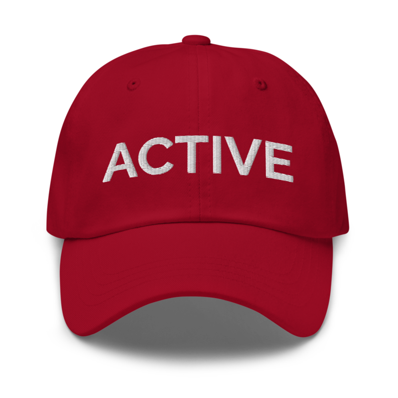 Active Hat - Cranberry