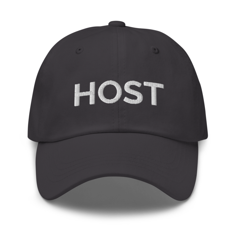 Host Hat - Dark Grey