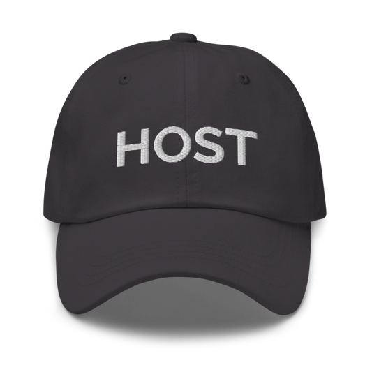 Host Hat - Dark Grey
