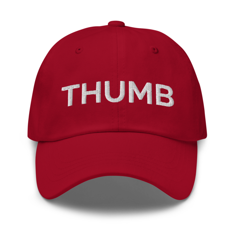 Thumb Hat - Cranberry