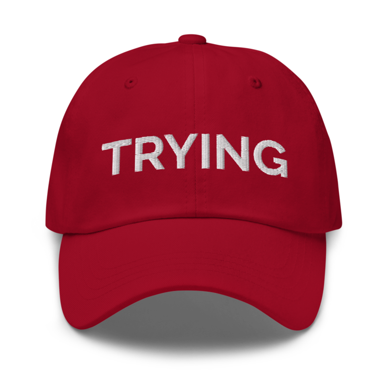 Trying Hat - Cranberry