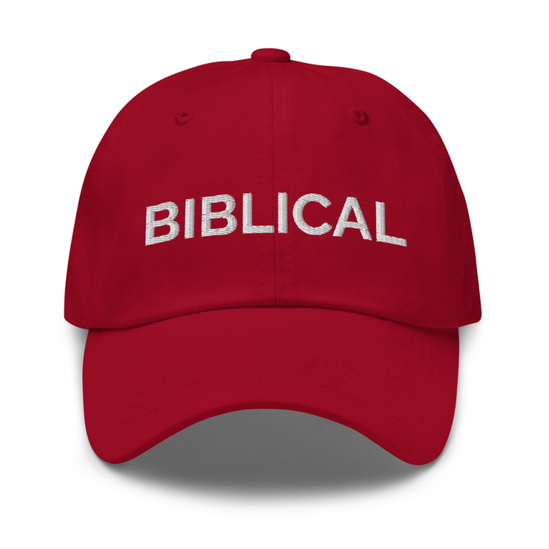 Biblical Hat - Cranberry