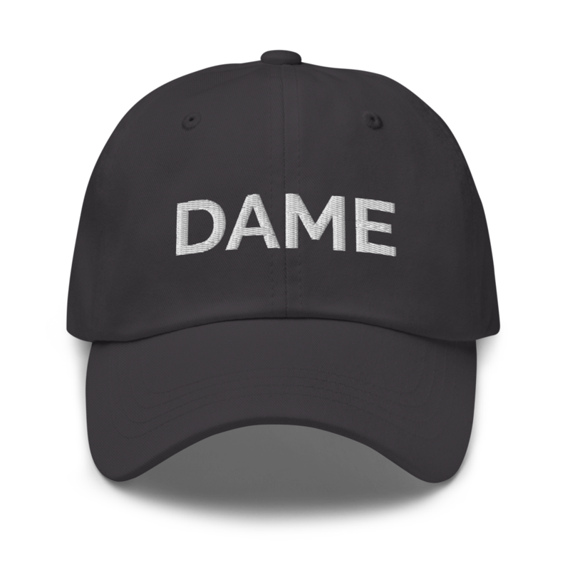 Dame Hat - Dark Grey